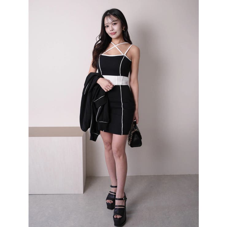 ラメスウェットキャミワンピース | LIPSERVICE | 詳細画像2 