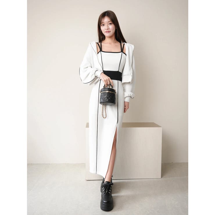 ラメスウェットキャミワンピース | LIPSERVICE | 詳細画像20 