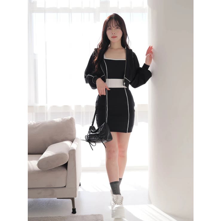 ラメスウェットキャミワンピース | LIPSERVICE | 詳細画像30 