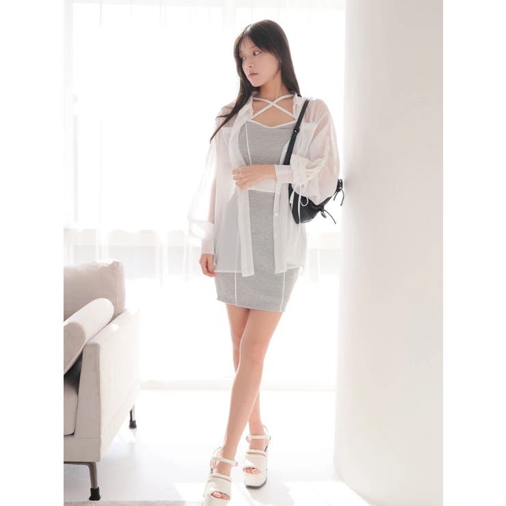 ラメスウェットキャミワンピース | LIPSERVICE | 詳細画像53 