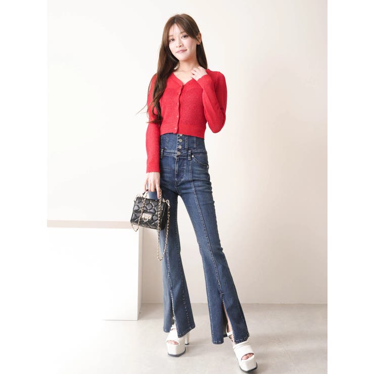 コンパクトシアーカーディガン | LIPSERVICE | 詳細画像9 