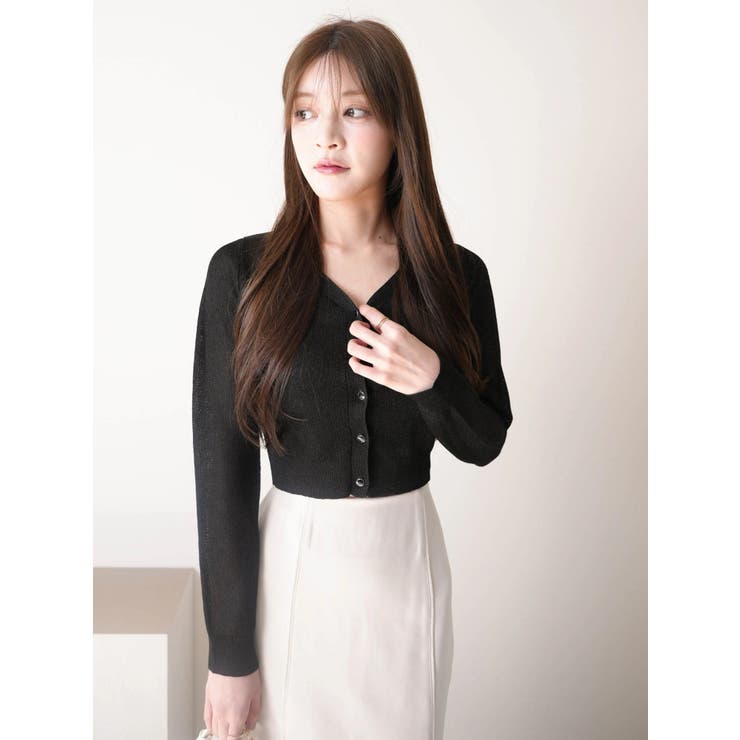 コンパクトシアーカーディガン | LIPSERVICE | 詳細画像18 