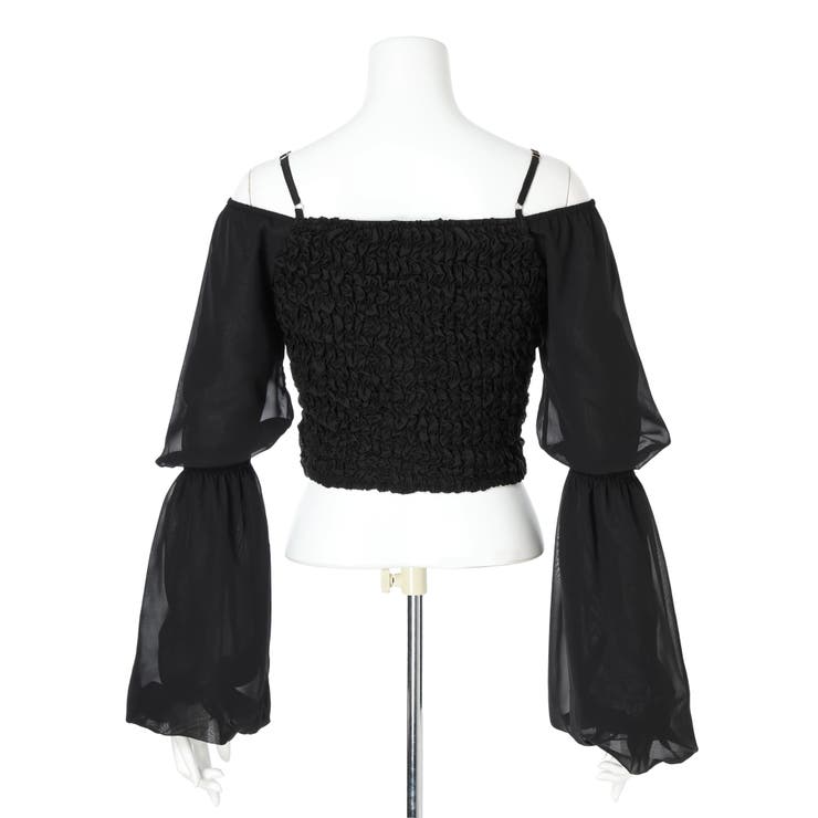 ボリュームスリーブリンクル ブラウス | LIPSERVICE | 詳細画像19 