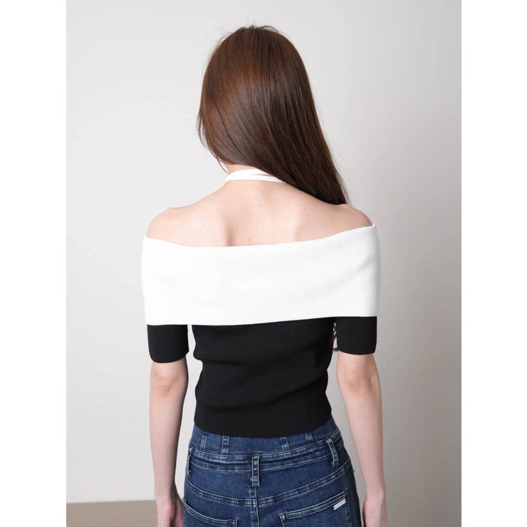 ワイドオフショルストラップニット | LIPSERVICE | 詳細画像11 