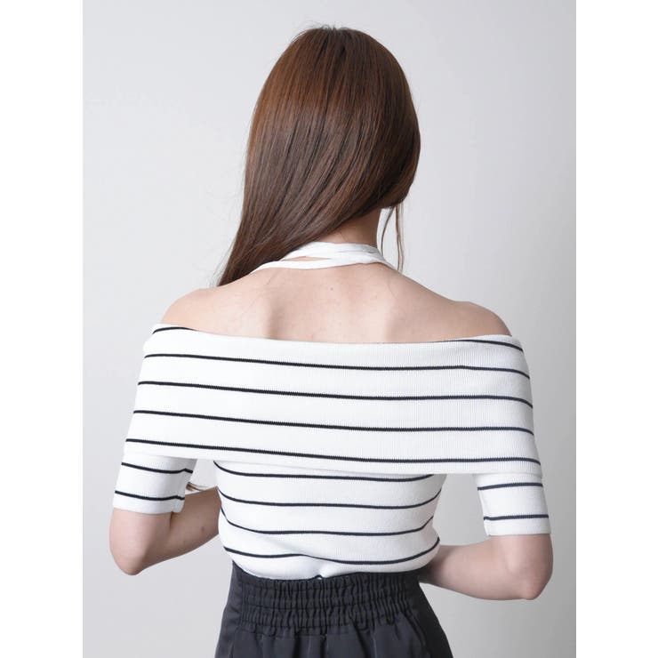 ワイドオフショルストラップニット | LIPSERVICE | 詳細画像19 