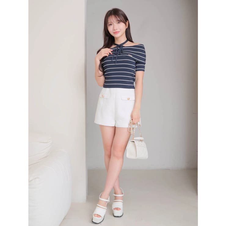 ワイドオフショルストラップニット | LIPSERVICE | 詳細画像20 