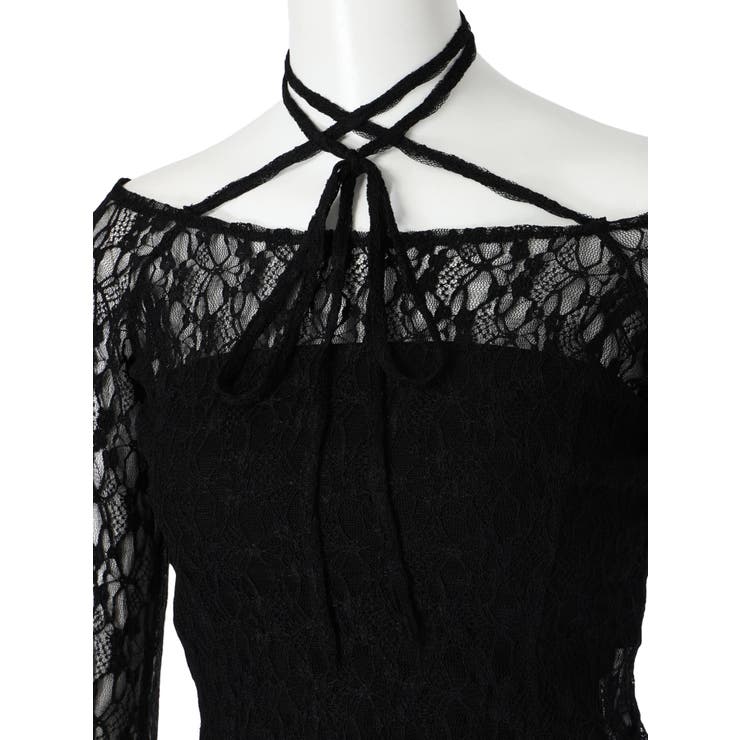 ベアセットストラップオフショルレーストップス | LIPSERVICE | 詳細画像21 