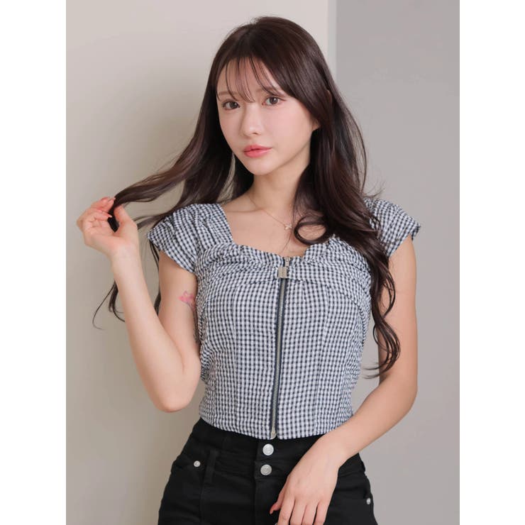 ミックス１ | レイヤードコルセットブラウス | LIPSERVICE