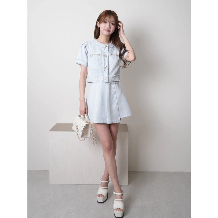 サマーツイードプリーツスカート | LIPSERVICE | 詳細画像33