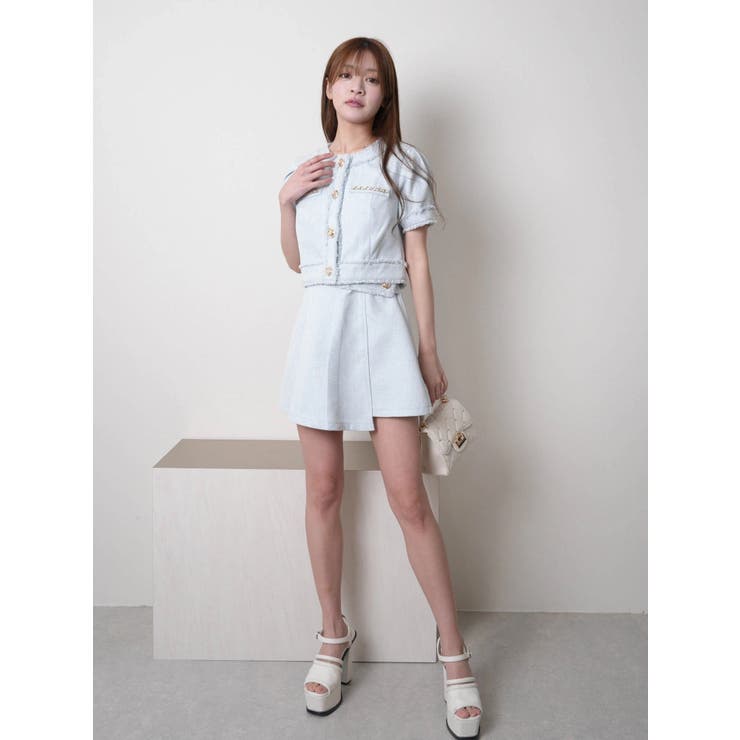 サマーツイードプリーツスカート | LIPSERVICE | 詳細画像34