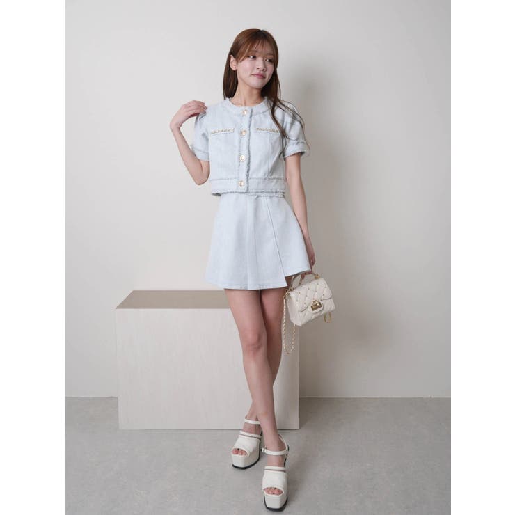 サマーツイードプリーツスカート | LIPSERVICE | 詳細画像35