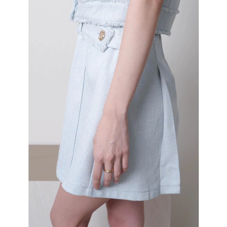 サマーツイードプリーツスカート | LIPSERVICE | 詳細画像38