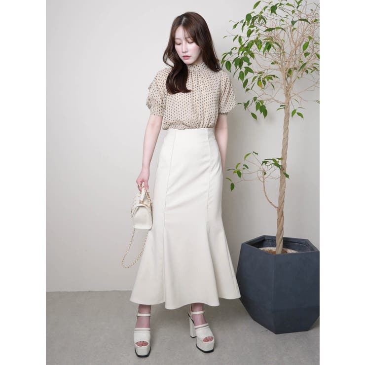 バックスピンドルストレッチマーメイドスカート | LIPSERVICE | 詳細画像11 