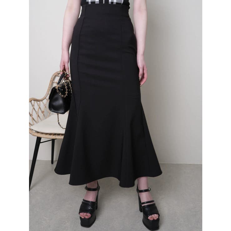 バックスピンドルストレッチマーメイドスカート | LIPSERVICE | 詳細画像19 