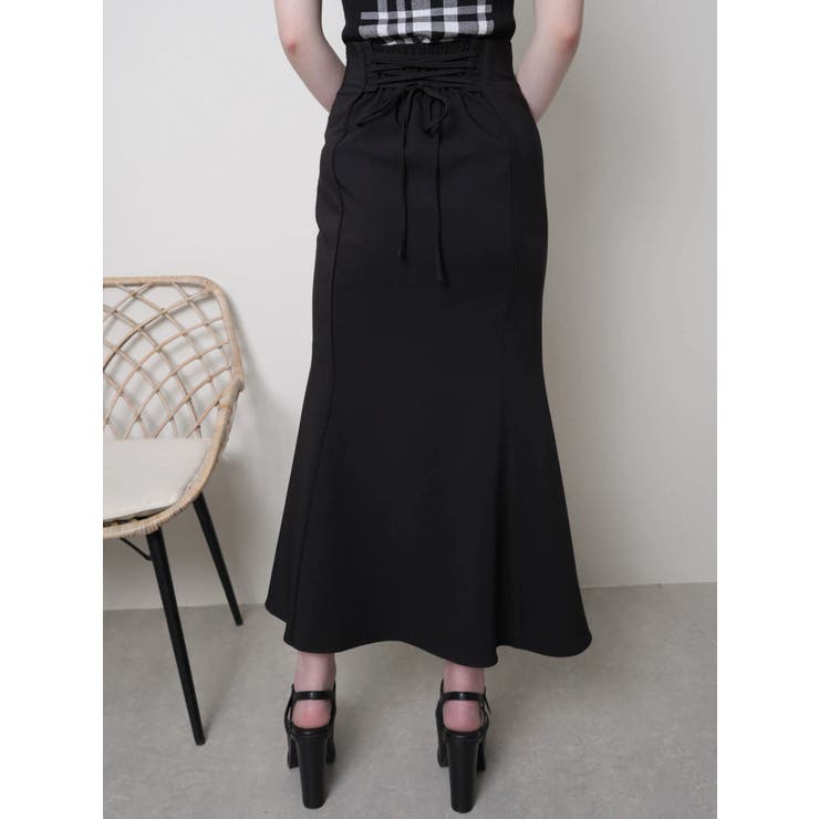 バックスピンドルストレッチマーメイドスカート | LIPSERVICE | 詳細画像22 