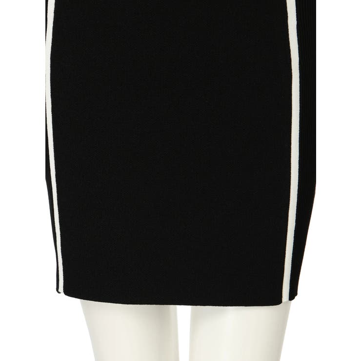 デコルテオープンチェックジャガードワンピース | LIPSERVICE | 詳細画像42 