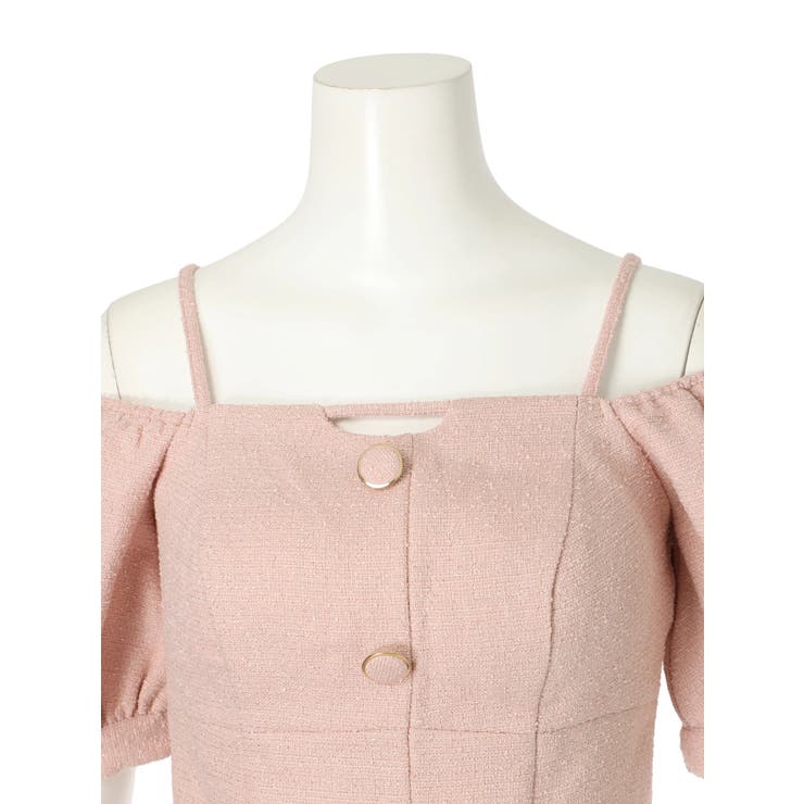 ツイードオフショルトップス | LIPSERVICE | 詳細画像30 