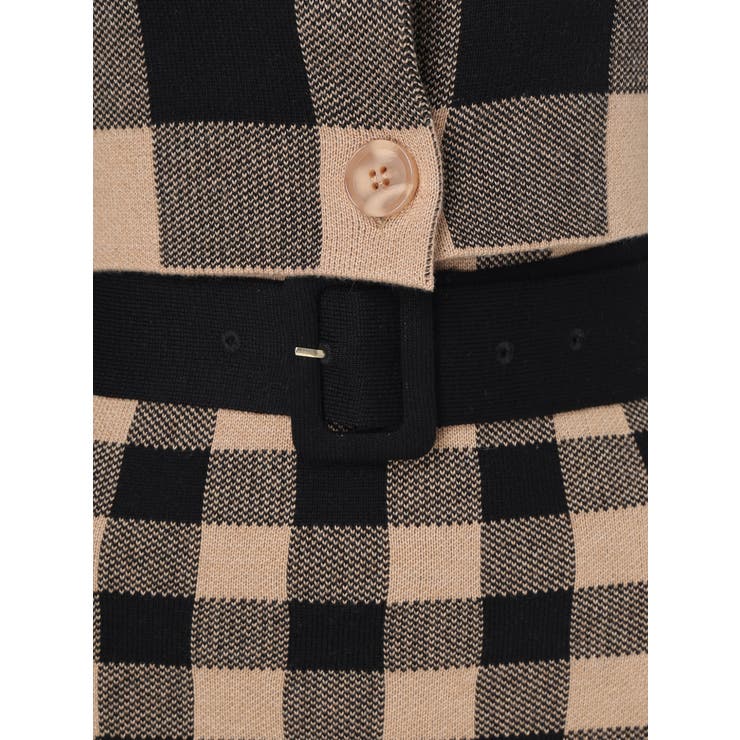 レトロチェックアンサンブルニットワンピース | LIPSERVICE | 詳細画像55 