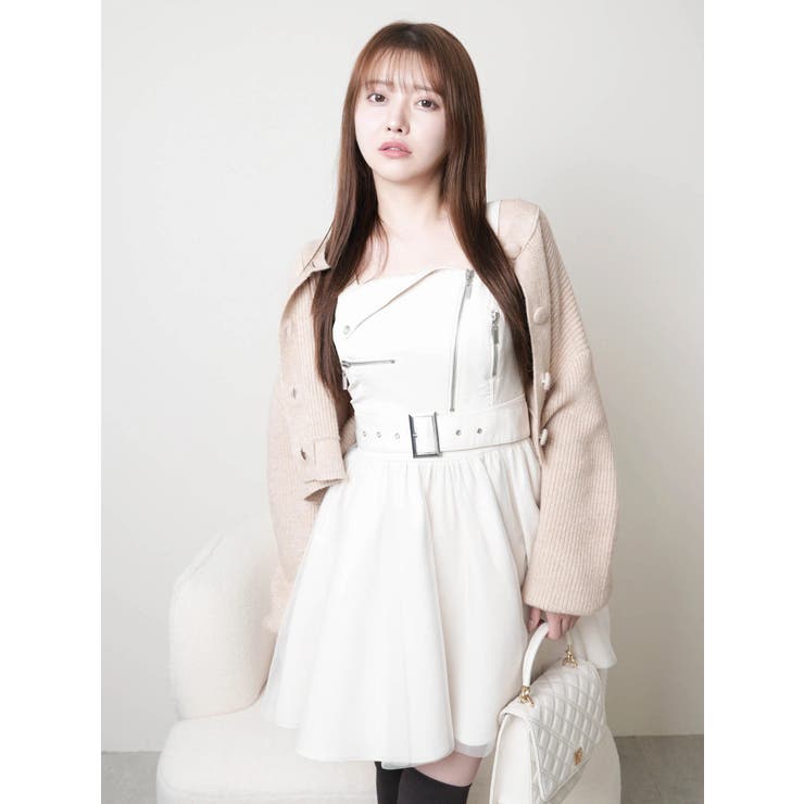 チュールフレアジャンスカワンピース | LIPSERVICE | 詳細画像5 