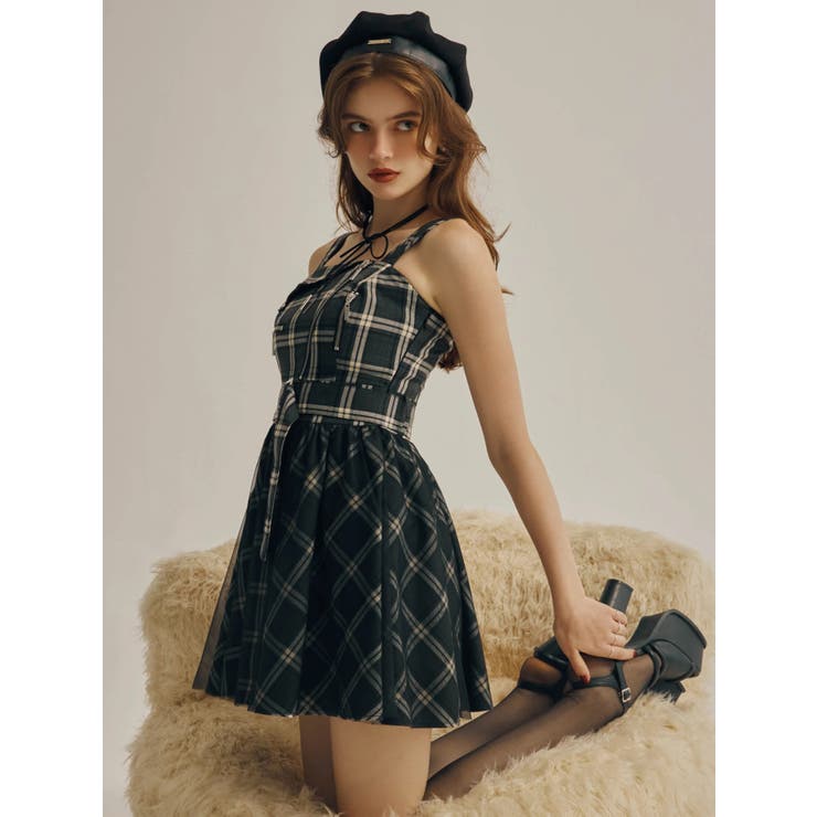 チュールフレアジャンスカワンピース | LIPSERVICE | 詳細画像6 