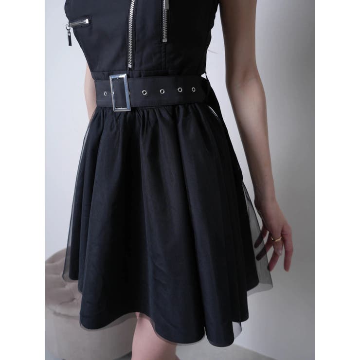 チュールフレアジャンスカワンピース | LIPSERVICE | 詳細画像22 