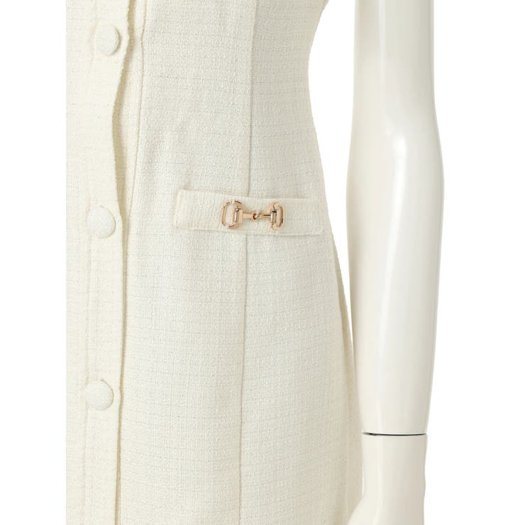 3wayクラシカルツイードリボンワンピース | LIPSERVICE | 詳細画像30 