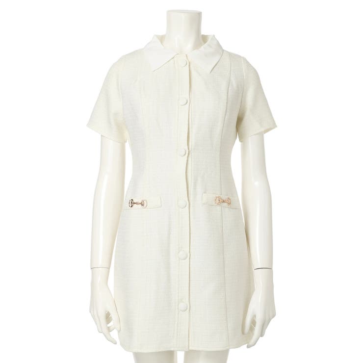 3wayクラシカルツイードリボンワンピース | LIPSERVICE | 詳細画像34 