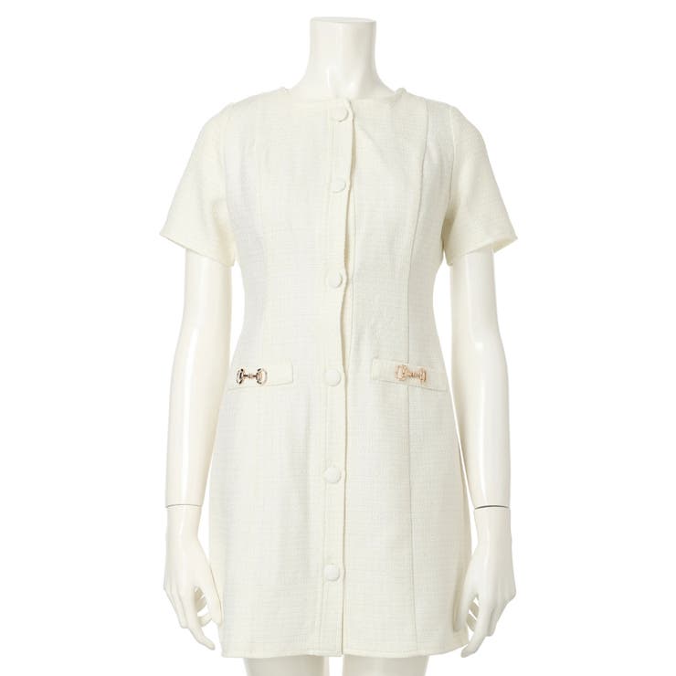 3wayクラシカルツイードリボンワンピース | LIPSERVICE | 詳細画像35 