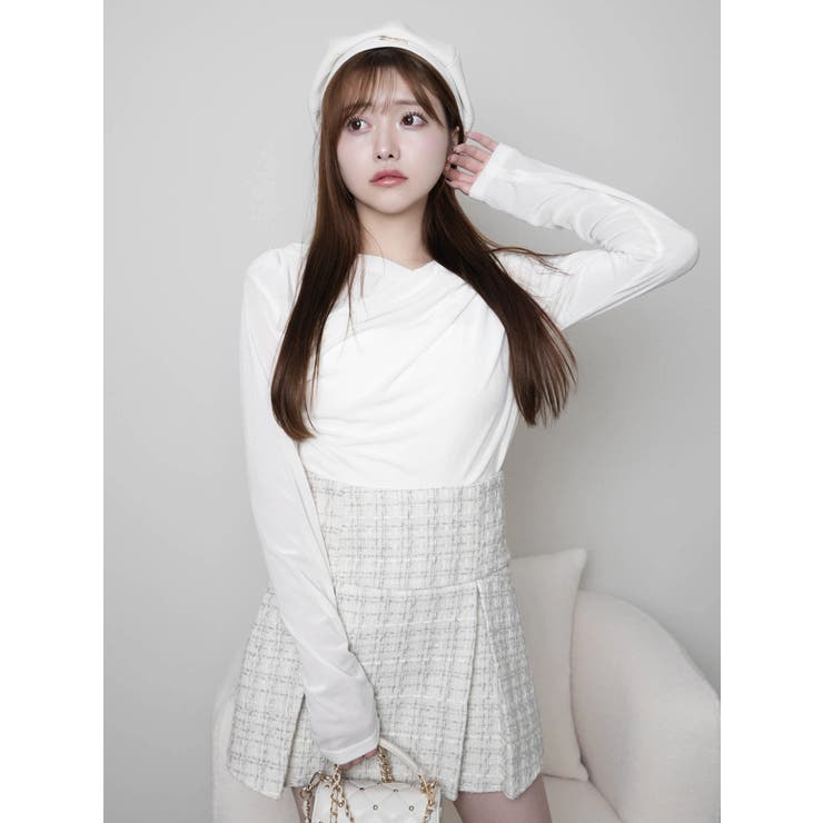 マルチツイードプリーツスカート | LIPSERVICE | 詳細画像5 