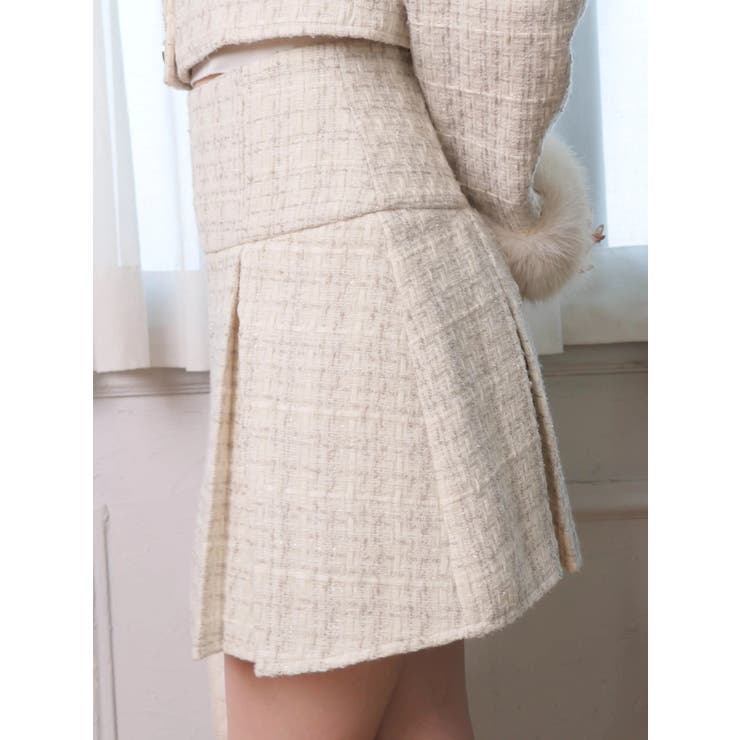 マルチツイードプリーツスカート | LIPSERVICE | 詳細画像11 