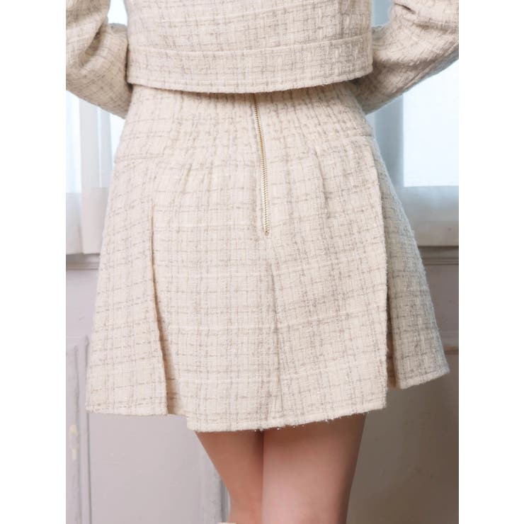 マルチツイードプリーツスカート | LIPSERVICE | 詳細画像12 