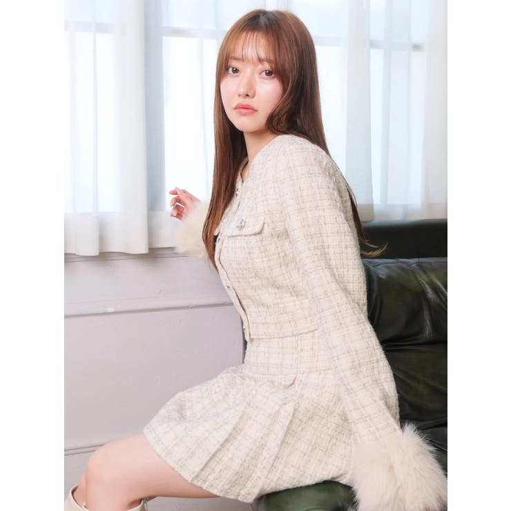 マルチツイードプリーツスカート | LIPSERVICE | 詳細画像15 