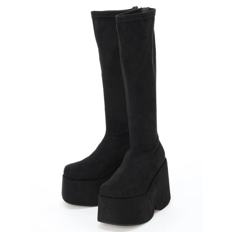 プラットフォームスクエアミドルブーツ | LIPSERVICE | 詳細画像10