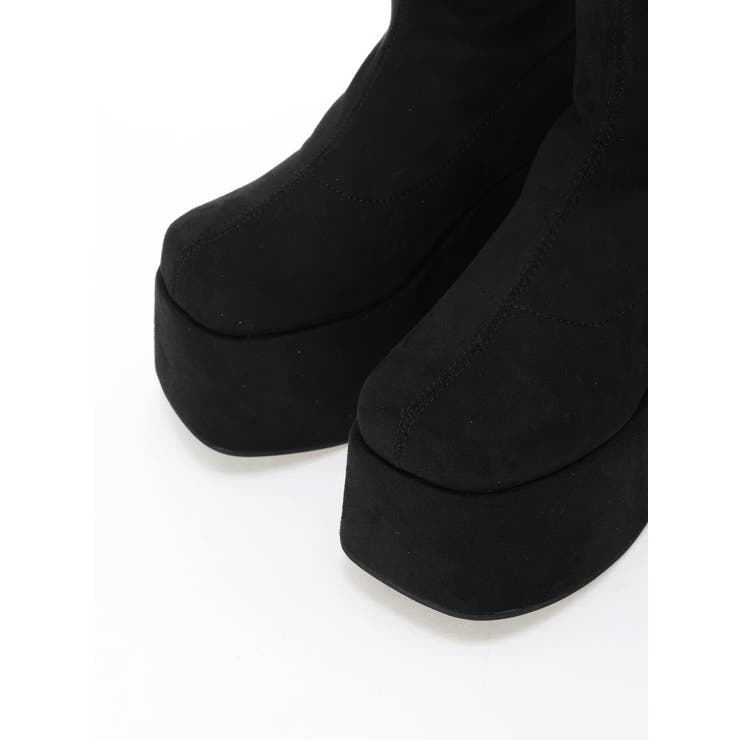 プラットフォームスクエアミドルブーツ | LIPSERVICE | 詳細画像13