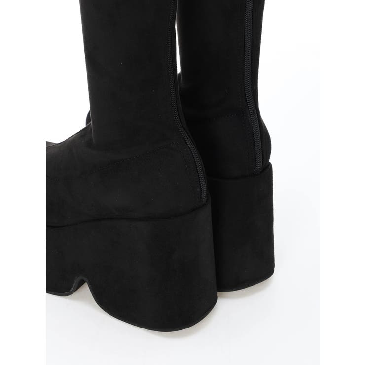 プラットフォームスクエアミドルブーツ | LIPSERVICE | 詳細画像14