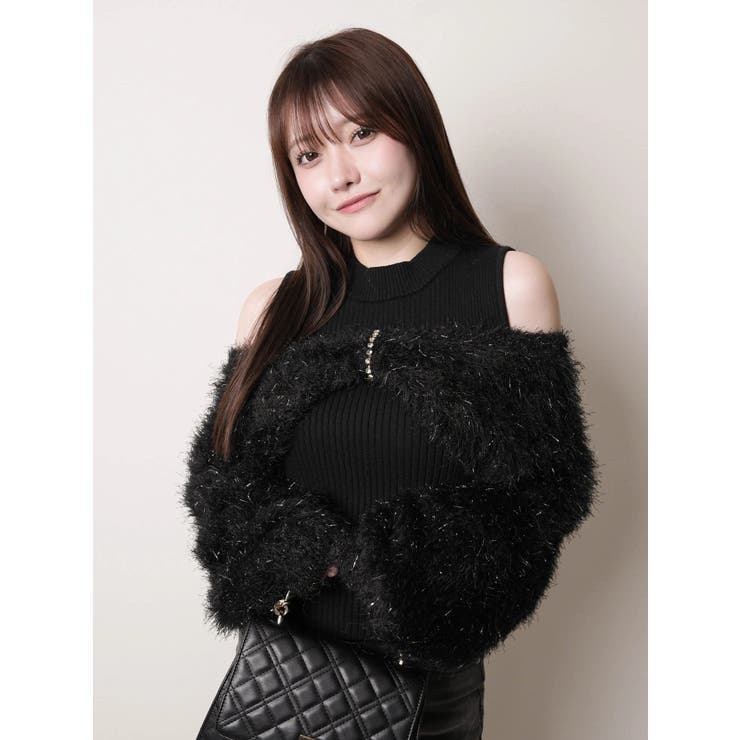 ミックスフェザーリボンアンサンブルニット | LIPSERVICE | 詳細画像5 