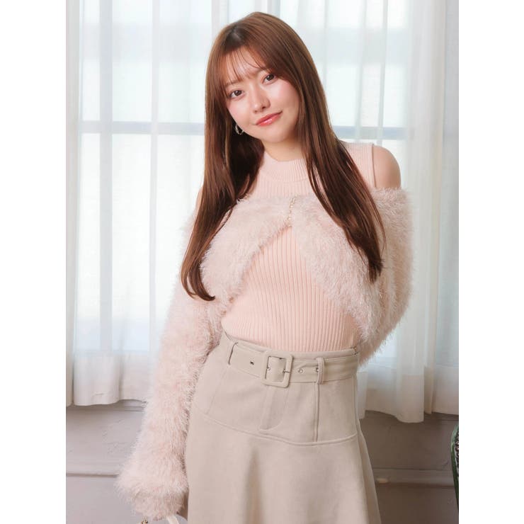 ミックスフェザーリボンアンサンブルニット | LIPSERVICE | 詳細画像30 