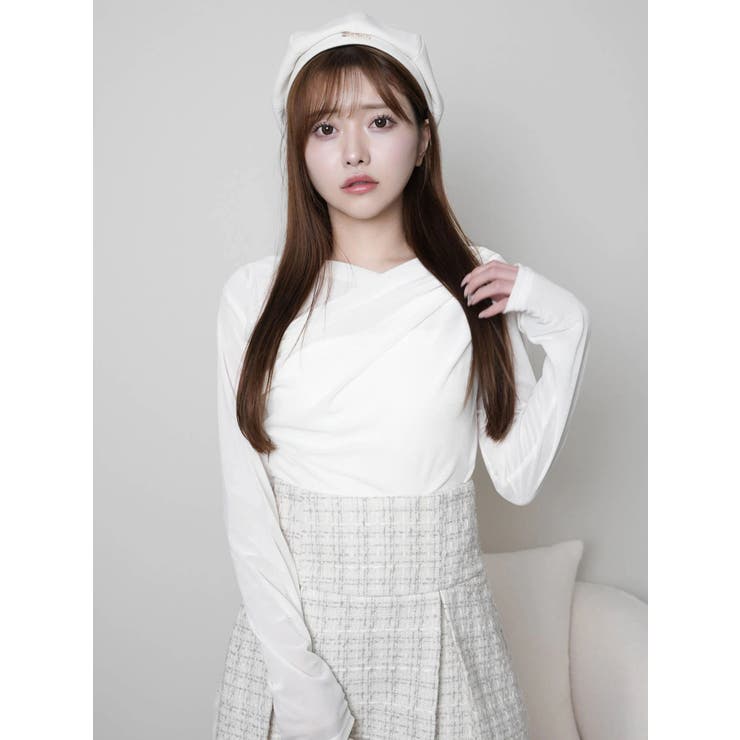 ベロアドレープチョーカートップス | LIPSERVICE | 詳細画像1 