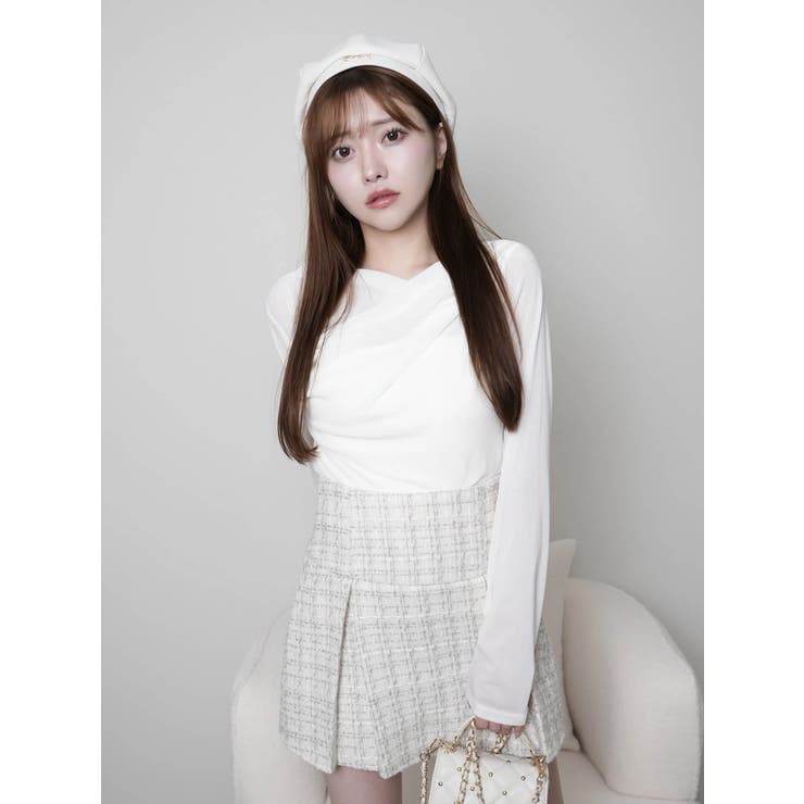 ベロアドレープチョーカートップス | LIPSERVICE | 詳細画像4 