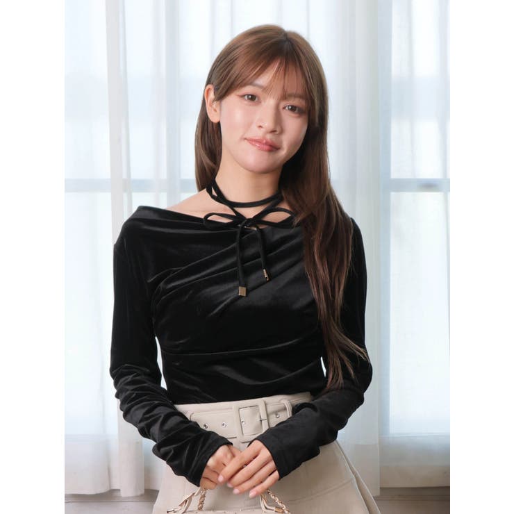 ベロアドレープチョーカートップス | LIPSERVICE | 詳細画像33 