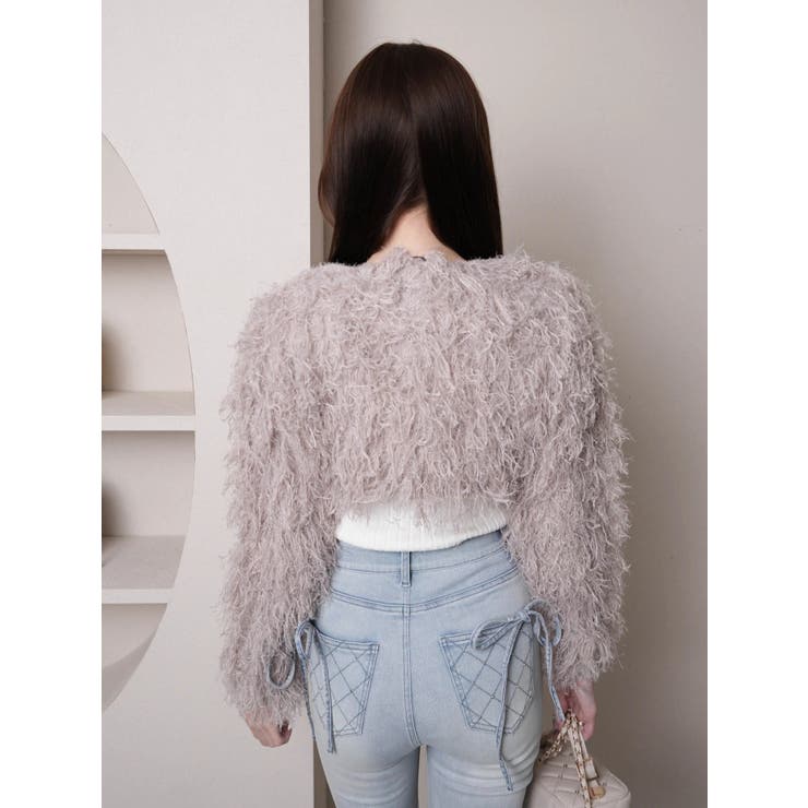 ボリュームフリンジカーディガン | LIPSERVICE | 詳細画像17 