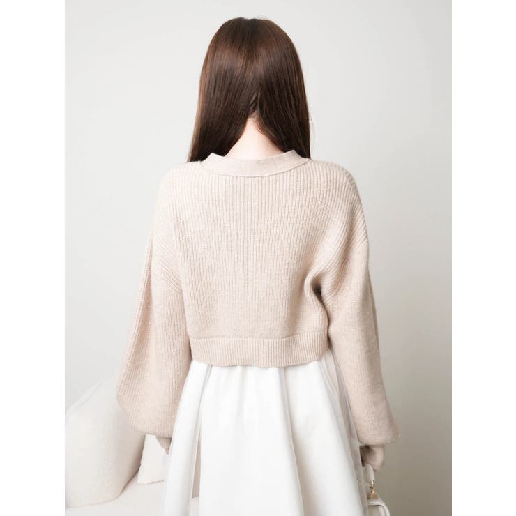 Fluffyラメニットカーディガン | LIPSERVICE | 詳細画像12 