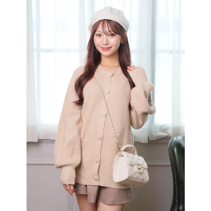 Fluffyラメニットカーディガン | LIPSERVICE | 詳細画像32 