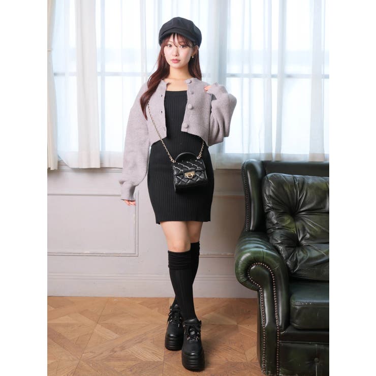 Fluffyラメニットカーディガン | LIPSERVICE | 詳細画像43 