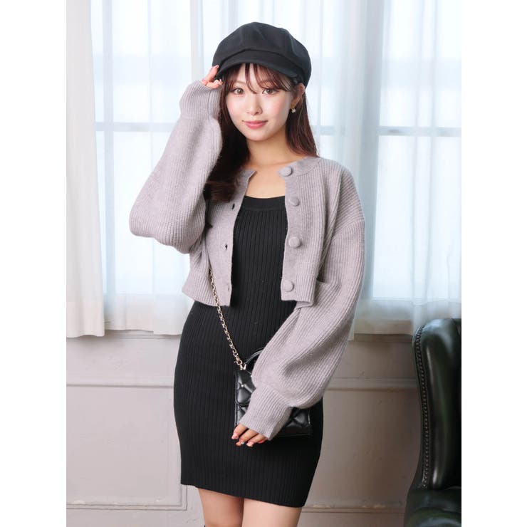 Fluffyラメニットカーディガン | LIPSERVICE | 詳細画像46 