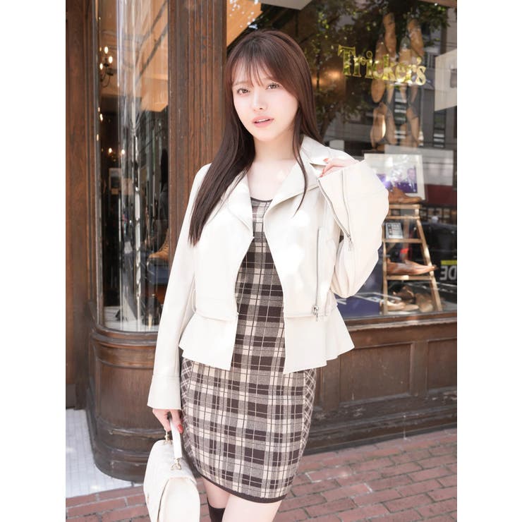 2wayコンパクトペプラムライダースジャケット | LIPSERVICE | 詳細画像19 