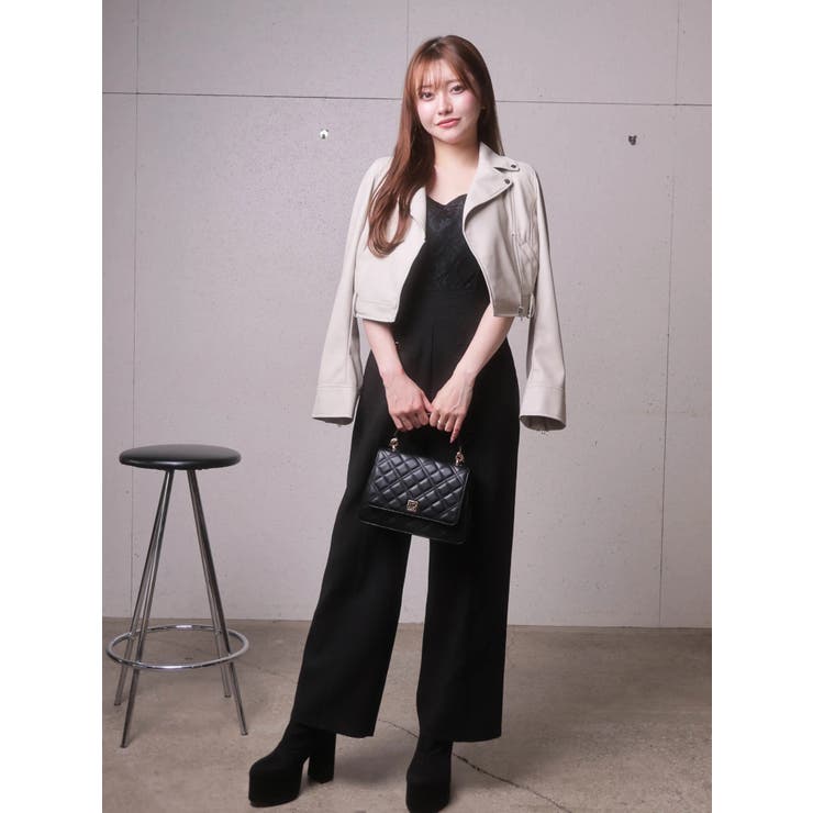 2wayコンパクトペプラムライダースジャケット | LIPSERVICE | 詳細画像24 