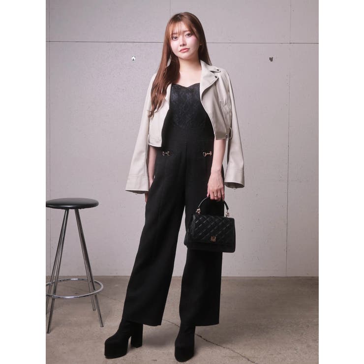 2wayコンパクトペプラムライダースジャケット | LIPSERVICE | 詳細画像26 