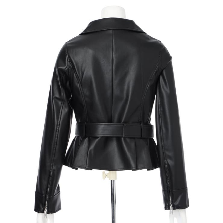 LIP SERVICE ぺプラムライダースジャケット LIP SERVICE（リップサービス）｜ 2wayコンパクトペプラム