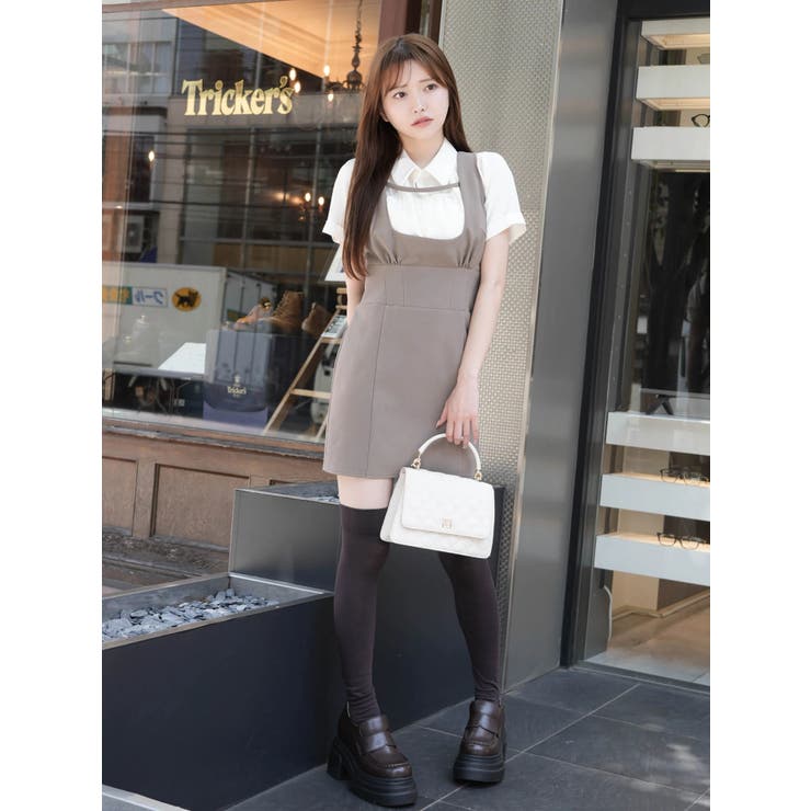 カーブネックタイトジャンスカワンピース | LIPSERVICE | 詳細画像6 